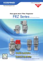 Koganei FRZ Series Specifications preview