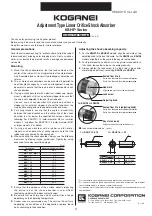 Preview for 2 page of Koganei KSHP Series Instruction Manual