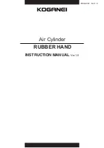 Koganei RBP006RCA Instruction Manual preview