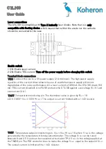 Preview for 1 page of Koheron CTL100 User Manual