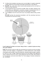 Предварительный просмотр 8 страницы Kohler Mira Mira Sprint Installation And User Manual