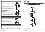 Предварительный просмотр 2 страницы Kohler 10415T-B Installation Instructions