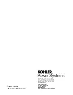 Предварительный просмотр 52 страницы Kohler 10EKD-Low CO Operation