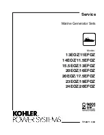 Предварительный просмотр 1 страницы Kohler 11.5EFOZ Service Manual