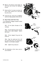 Preview for 14 page of Kohler 1190330-NA Installation And User Manual