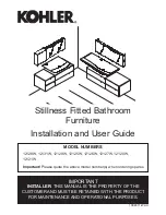 Preview for 1 page of Kohler 12120W Installation And User Manual