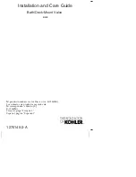 Preview for 20 page of Kohler 1237791-2-G Installation And Care Manual