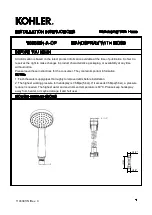 Предварительный просмотр 1 страницы Kohler 16359IN-A-CP Installation Instructions