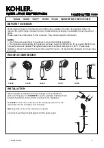 Предварительный просмотр 1 страницы Kohler 16366 Installation Instructions