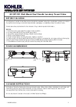 Preview for 1 page of Kohler 28139T-DR Installation Instructions