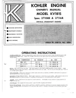 Kohler 37108B Owner'S Manual предпросмотр