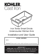 Preview for 1 page of Kohler 6625-0 User Manual