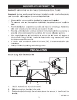 Предварительный просмотр 3 страницы Kohler 6625-0 User Manual