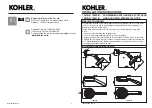 Kohler 72419IN Installation Instructions предпросмотр