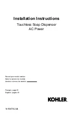 Kohler AC Power Installation Instructions Manual preview