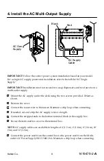 Preview for 9 page of Kohler AC Power Installation Instructions Manual