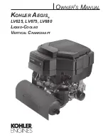 Предварительный просмотр 1 страницы Kohler Aegis LV625 Owner'S Manual