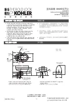 Предварительный просмотр 1 страницы Kohler AMARETTO K-4864T-1/4 Installation Instructions