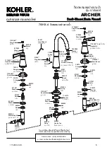 Предварительный просмотр 3 страницы Kohler ARCHER 7501X-4 Installation Instructions