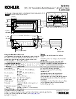 Preview for 2 page of Kohler Archer K-2595-G2M Instructions