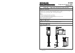 Kohler BEAM 26040X-4E2 Installation Instructions предпросмотр