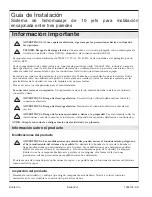 Предварительный просмотр 54 страницы Kohler BodySpa K-1015 Installation Manual