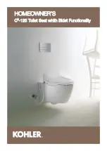 Kohler C3-125 Homeowner'S Manual preview