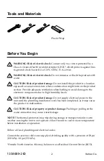 Preview for 2 page of Kohler C3-430 Installation Instructions Manual