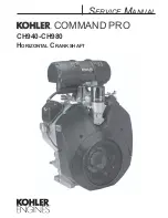 Предварительный просмотр 1 страницы Kohler CH980 Service Manual