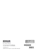 Предварительный просмотр 124 страницы Kohler CH980 Service Manual