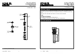 Kohler CLICKER DRAIN 7119A Installation Instructions preview