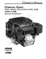 Предварительный просмотр 1 страницы Kohler Comand Series Owner'S Manual