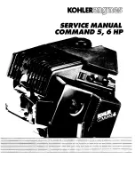 Kohler Command 5 HP Service Manual preview