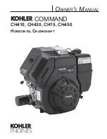 Kohler COMMAND CH15 Owner'S Manual предпросмотр