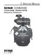 Предварительный просмотр 1 страницы Kohler COMMAND CH18-CH26 Service Manual