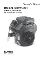 Kohler COMMAND CH745 Owner'S Manual preview