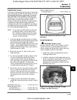 Preview for 189 page of Kohler COMMAND CV17-745 Service Manual