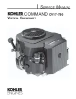 Preview for 1 page of Kohler Command CV17-750 Service Manual