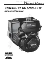 Kohler Command Pro 10 Owner'S Manual предпросмотр