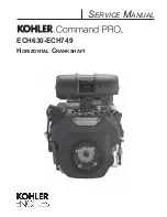 Kohler Command PRO CH749 Service Manual preview