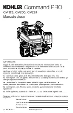 Предварительный просмотр 33 страницы Kohler Command Pro CV173 Owner'S Manual