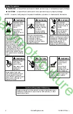 Preview for 2 page of Kohler Courage SH265 Owner'S Manual