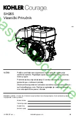 Предварительный просмотр 49 страницы Kohler Courage SH265 Owner'S Manual