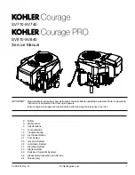 Предварительный просмотр 1 страницы Kohler Courage Service Manual