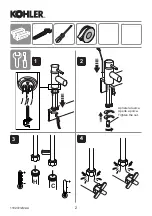 Предварительный просмотр 2 страницы Kohler CUFF 37301M-4 Installation & User Manual