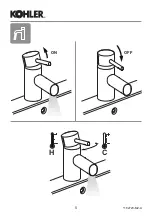 Предварительный просмотр 5 страницы Kohler CUFF 37301M-4 Installation & User Manual