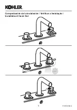 Предварительный просмотр 5 страницы Kohler CUFF 37305M-4 Installation & User Manual