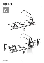 Предварительный просмотр 6 страницы Kohler CUFF 37305M-4 Installation & User Manual