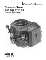 Kohler CV17-CV26 Owner'S Manual предпросмотр