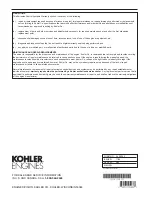 Предварительный просмотр 20 страницы Kohler CV17-CV26 Owner'S Manual